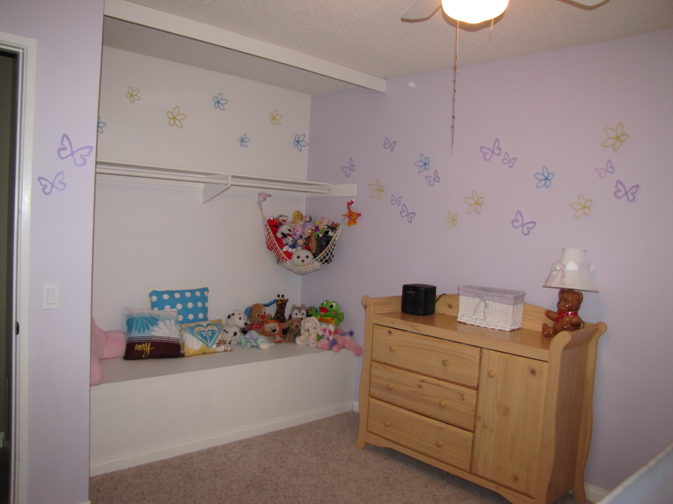 Laila's Purple Butterfly Room - Project Nursery