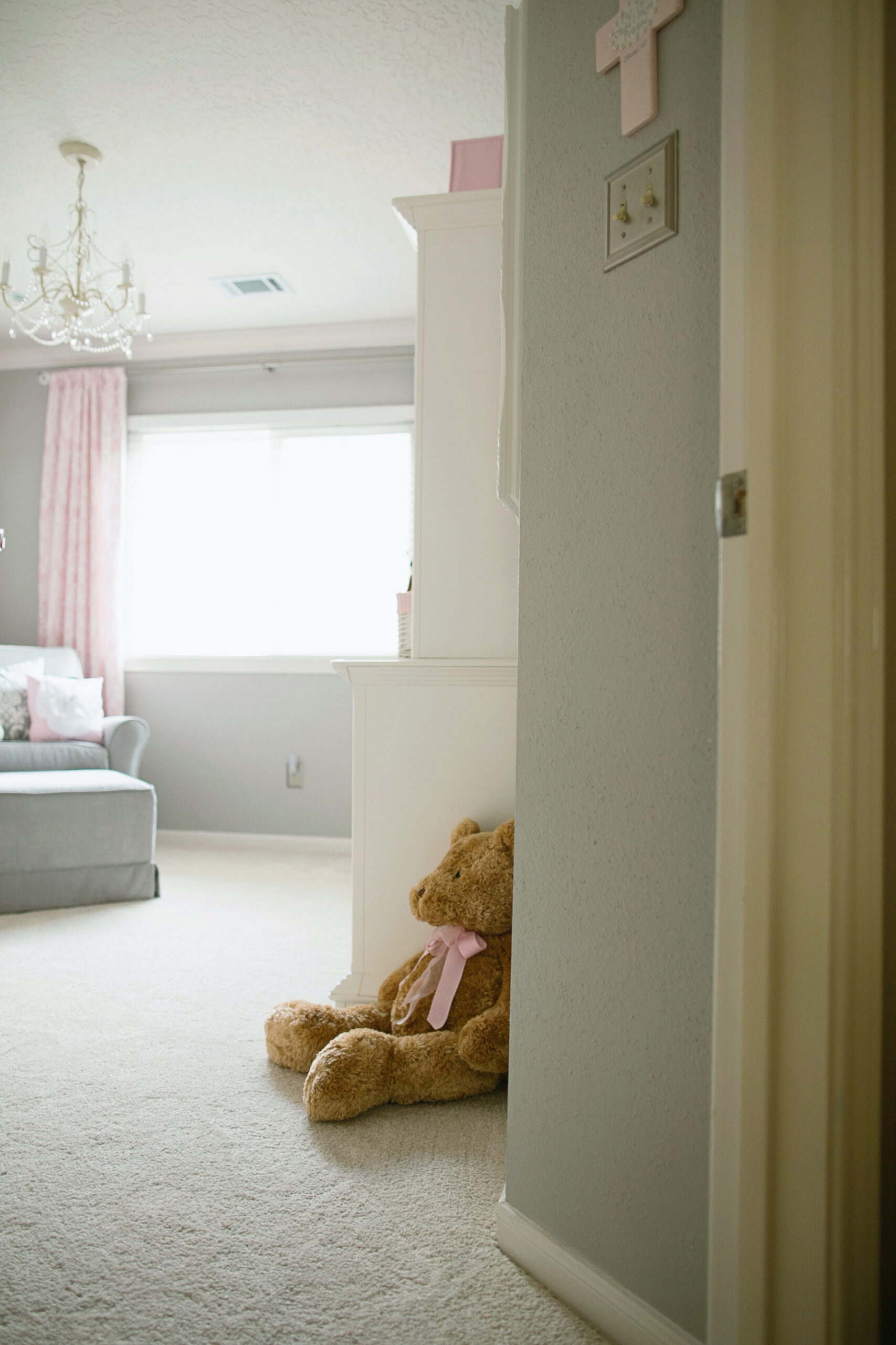 Soft and Elegant Gray and Pink Nursery - Project Nursery