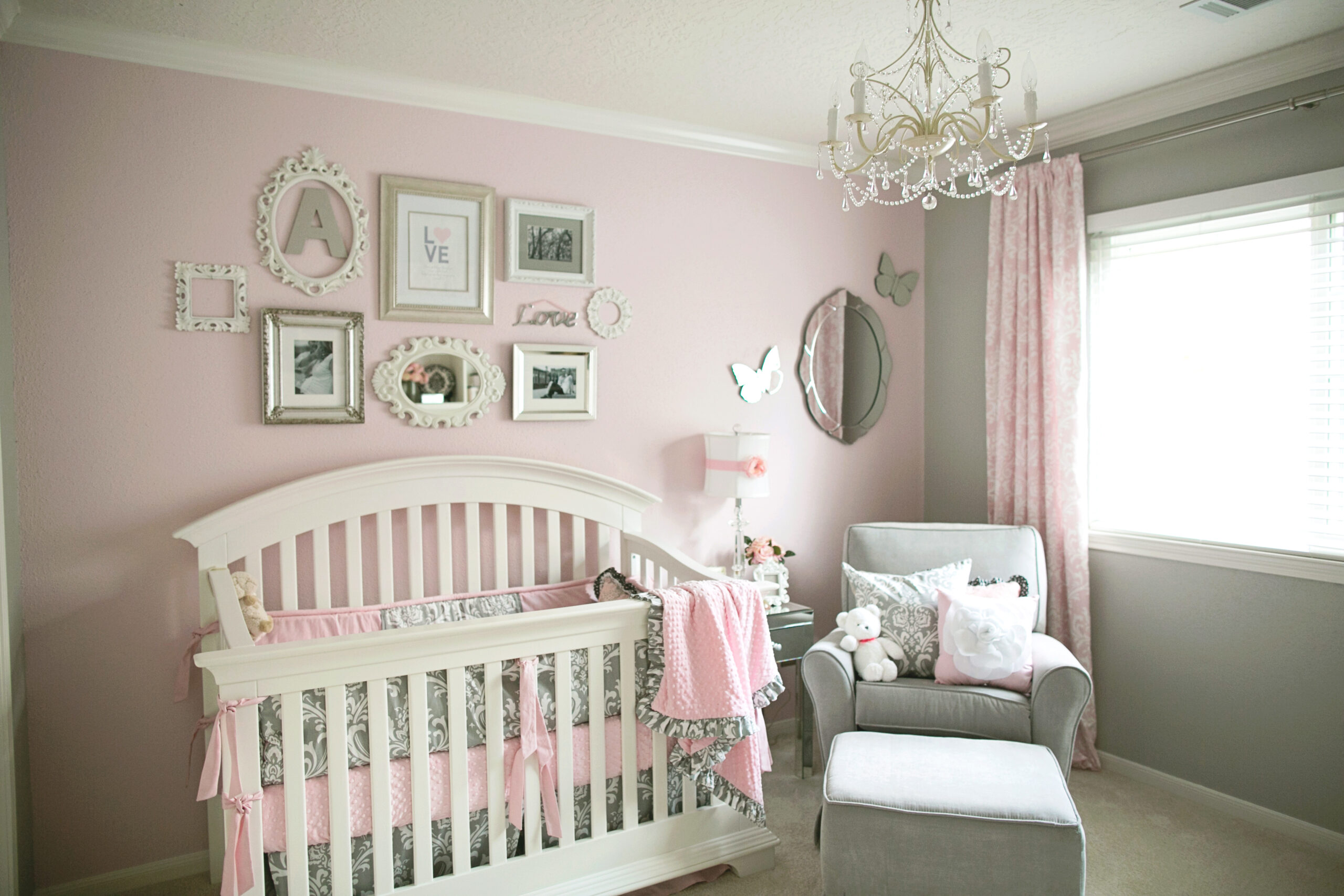 Soft and Elegant Gray and Pink Nursery - Project Nursery