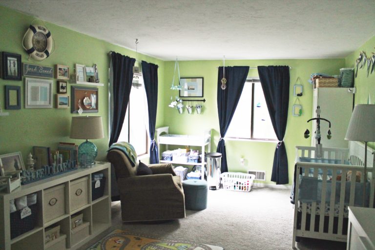 Nautical and Beach Themed Nursery - Project Nursery
