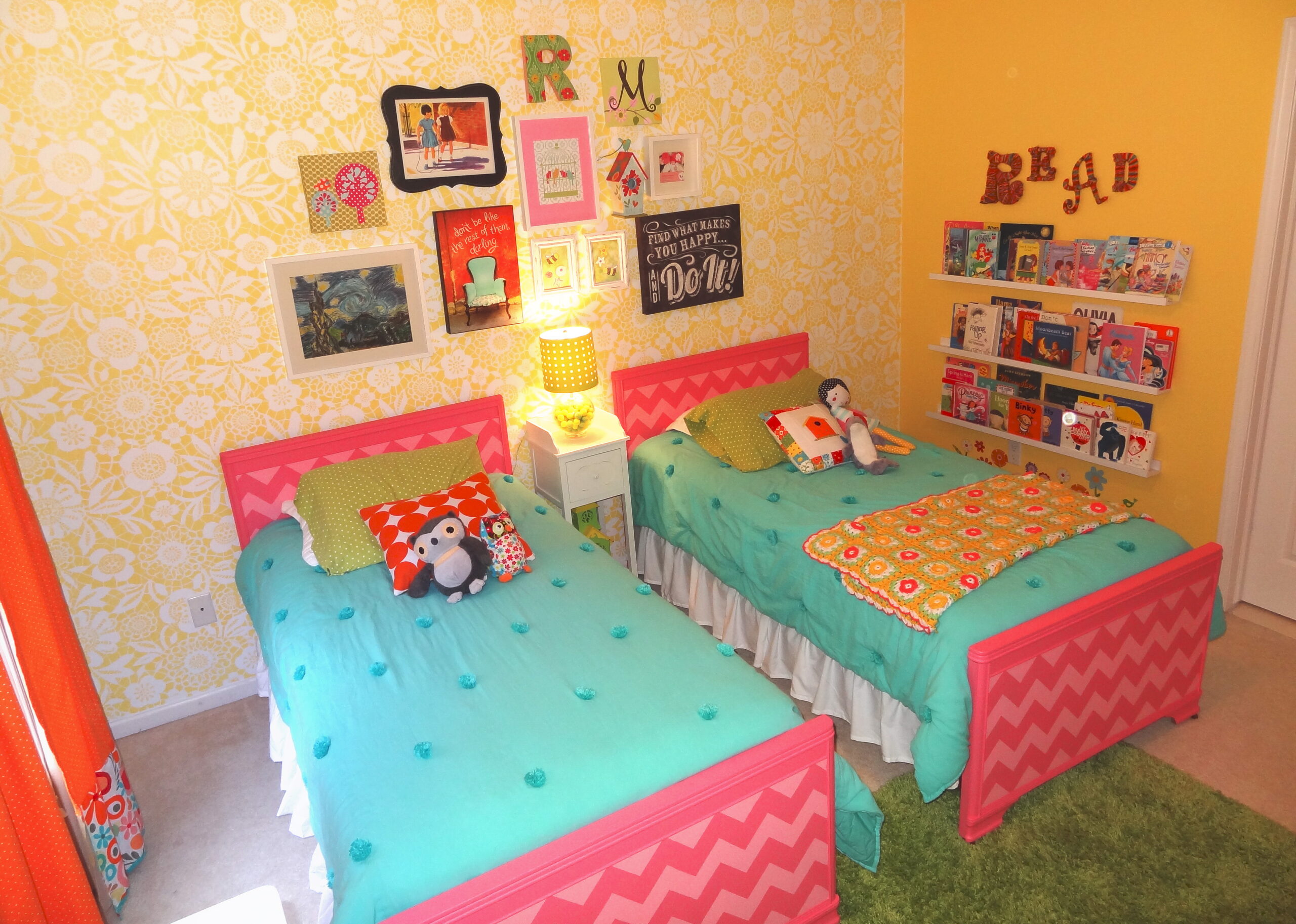 Bright and Fun Shared Room - Project Nursery, image size:2560x1826