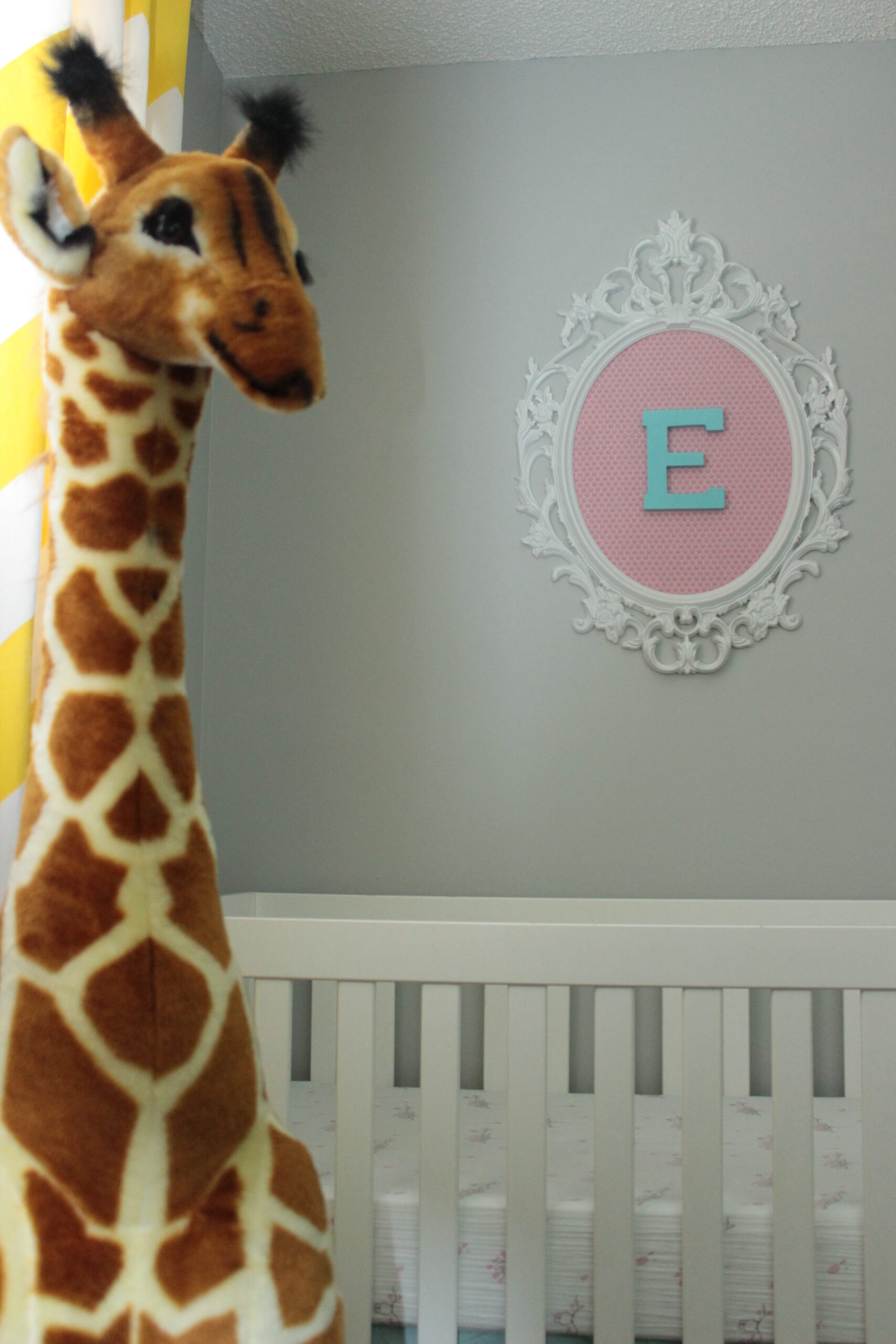 Emerson's Yellow, Aqua, and Pink Nursery - Project Nursery