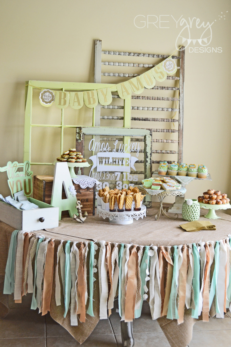 Mint and Gold Baby Shower - Project Nursery, image size:800x1200