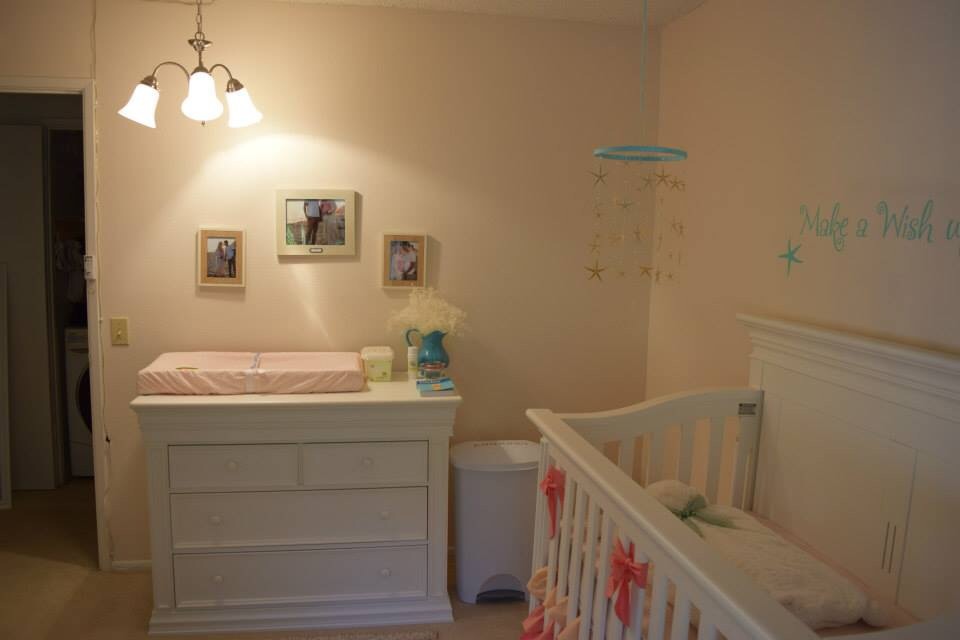 Coral and Aqua Beach Themed Nursery - Project Nursery