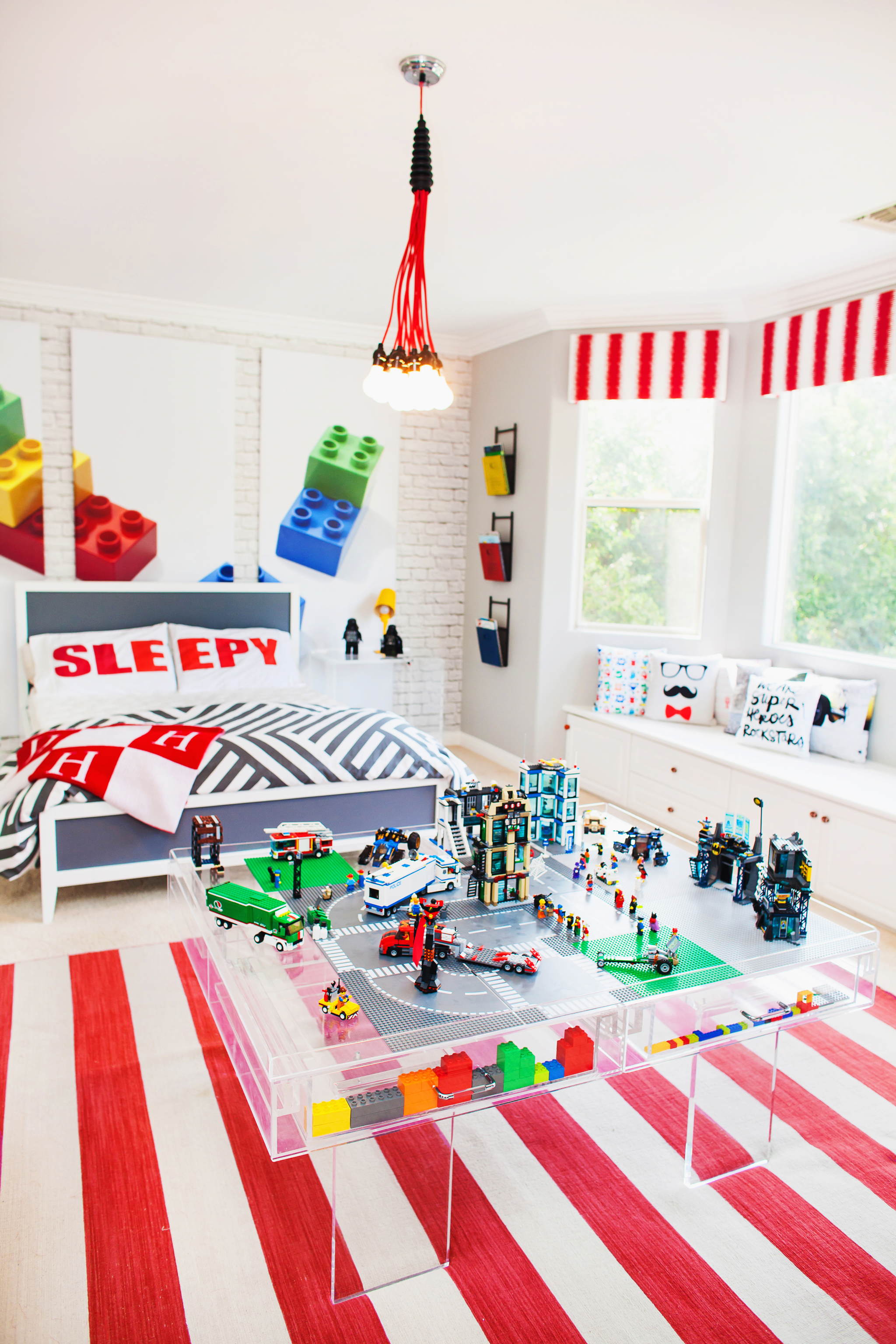 Kendra Wilkinson's Son's Lego Themed Room Project Nursery