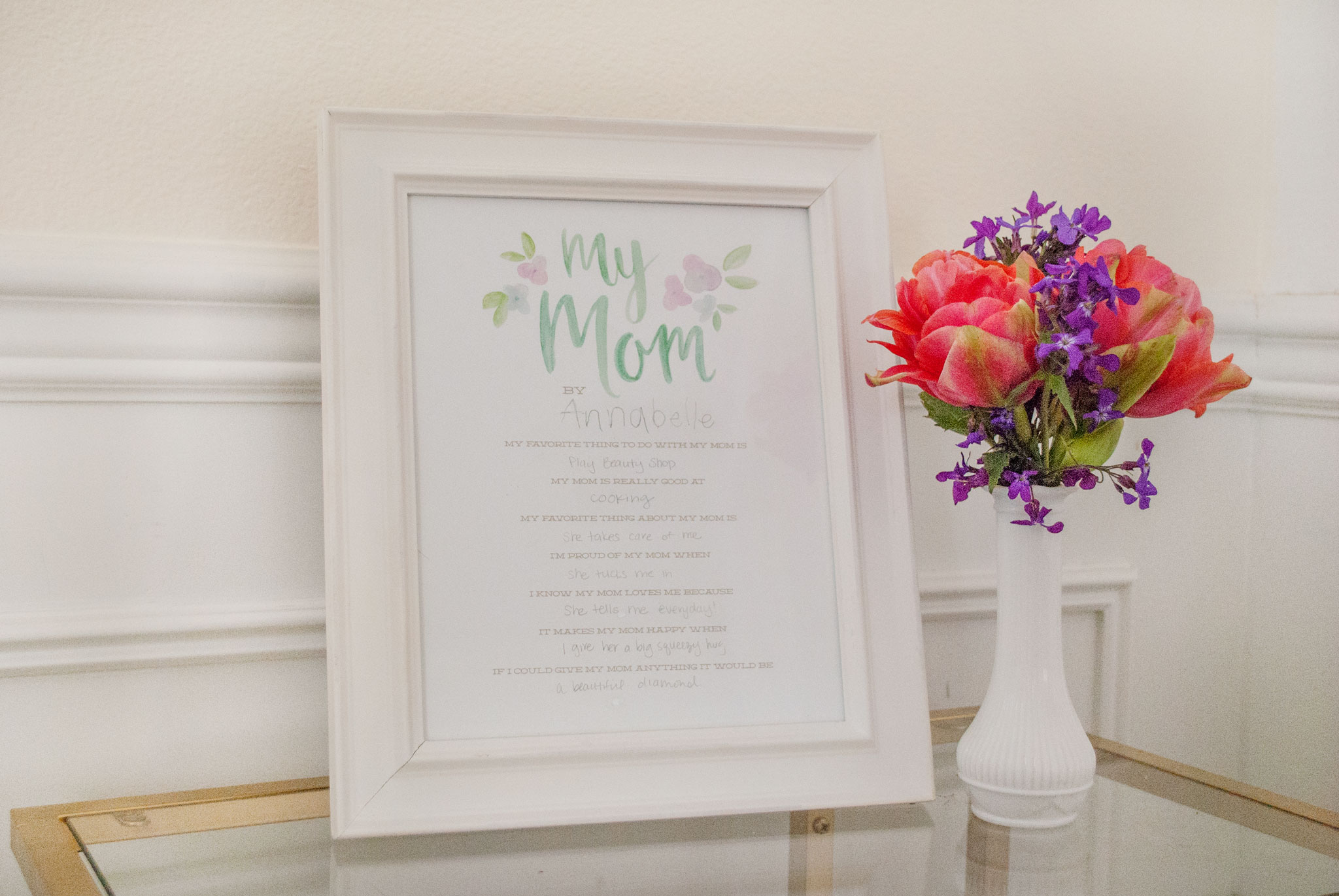 Printable Mother's Day Interview Keepsake - Project Nursery