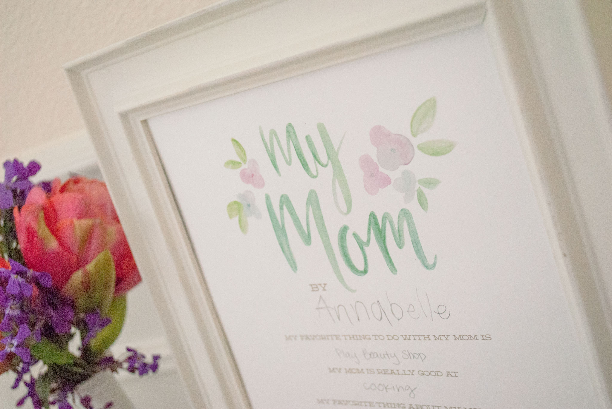 Printable Mother's Day Interview Keepsake - Project Nursery