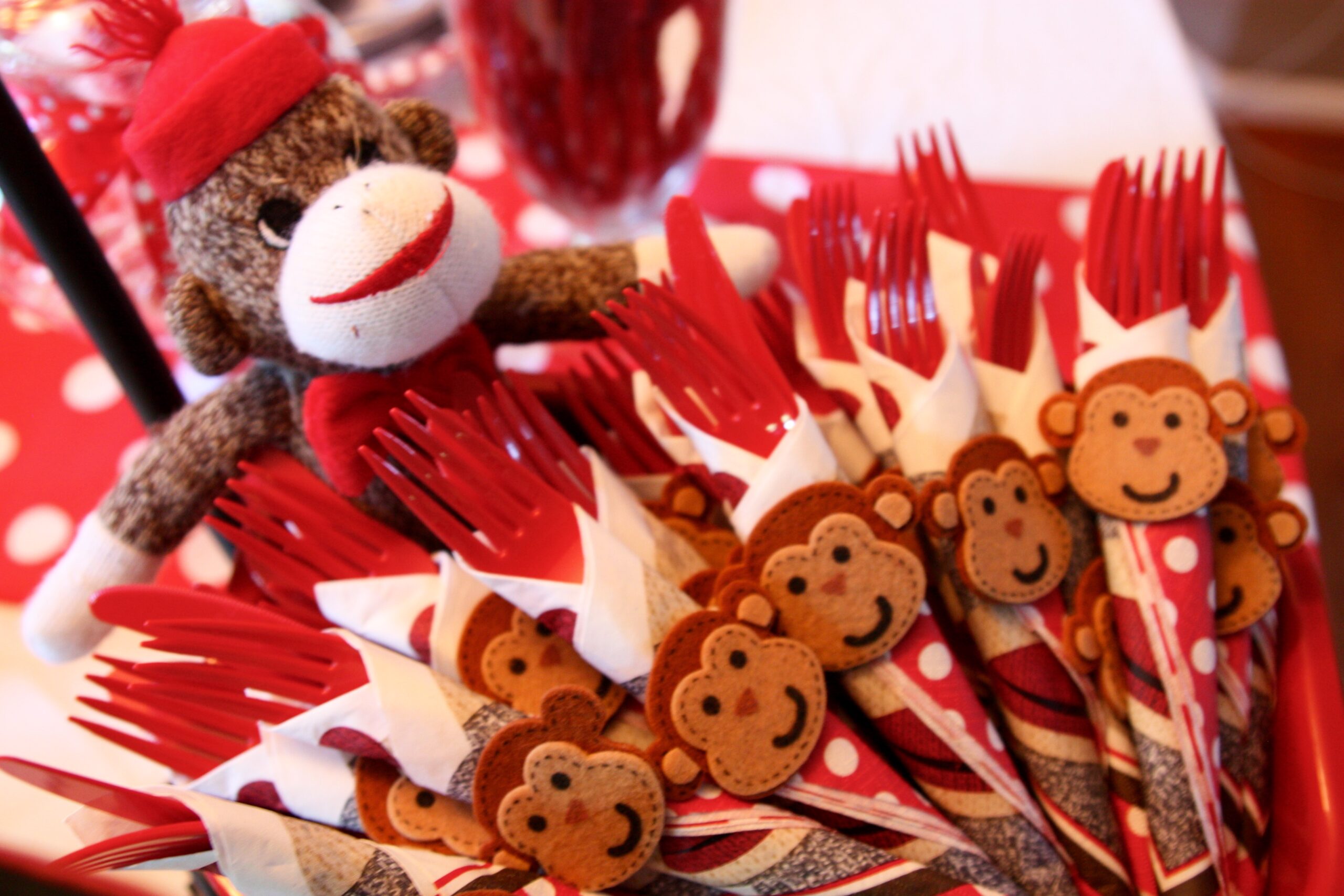 Sock Monkey Theme 1st Birthday Party - Project Nursery, image size:2560x1707