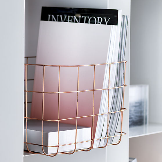 Wire Storage Basket from cb2