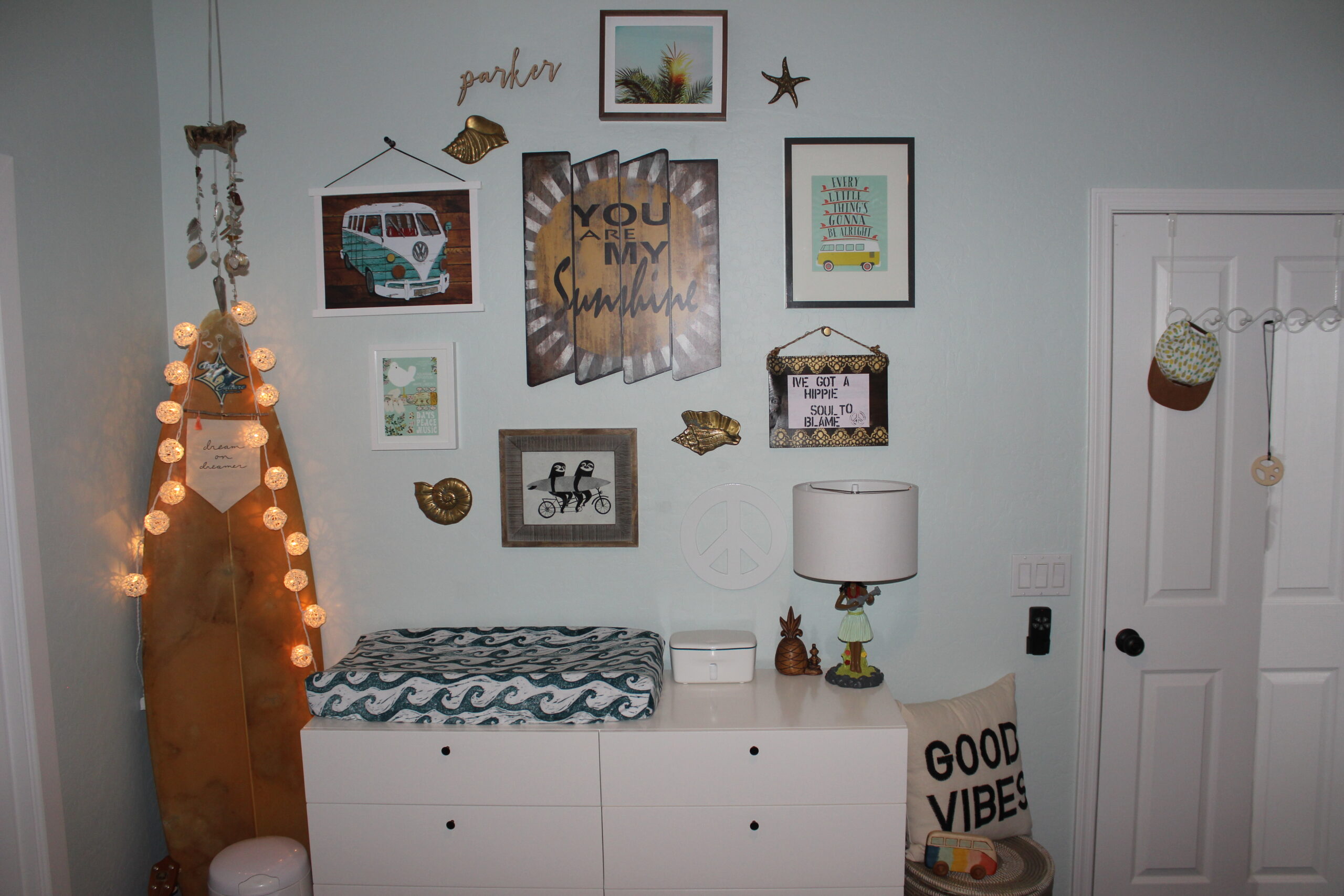 Vintage Boho Modern Surf Beach Nursery - Project Nursery