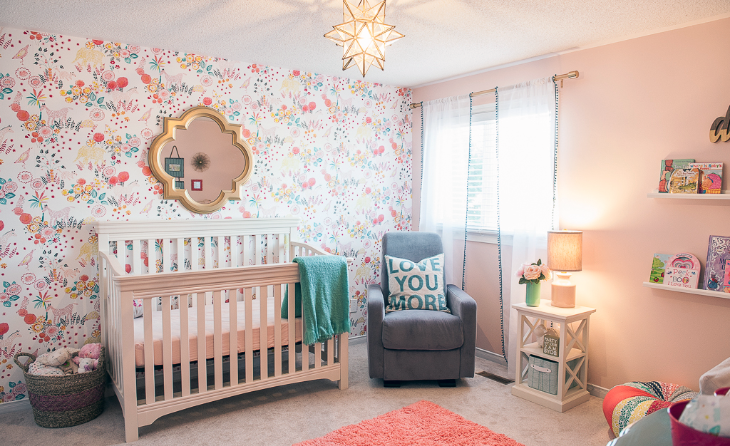 Floral Wallpaper Nursery