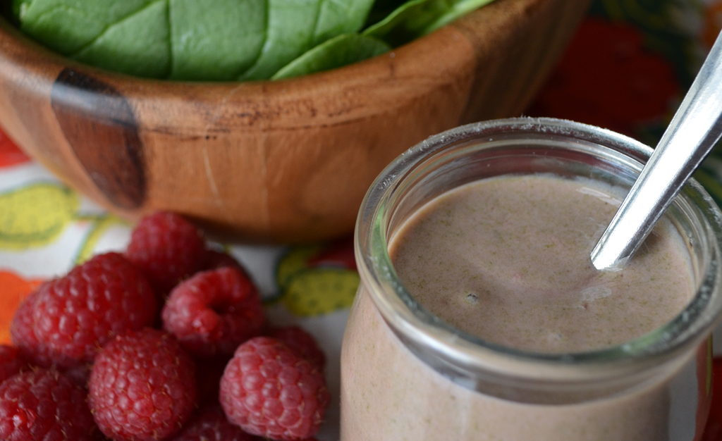 Raspberry Spinach Yogurt Blend Toddler Recipe - Project Nursery