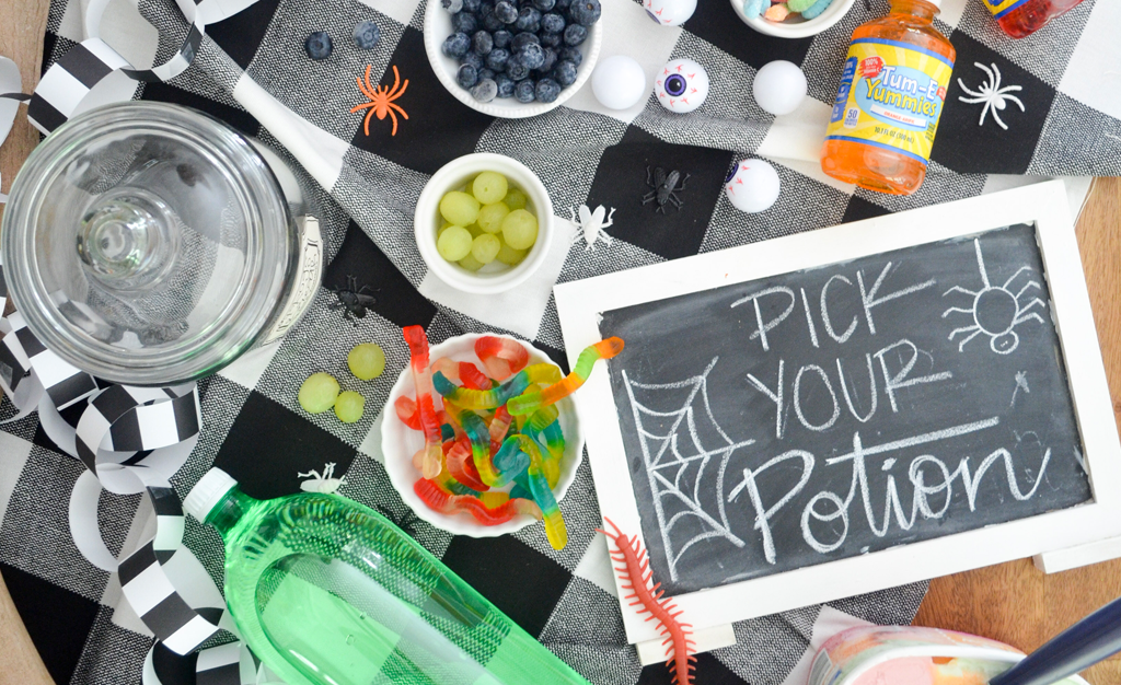 DIY Halloween Potion Drinks