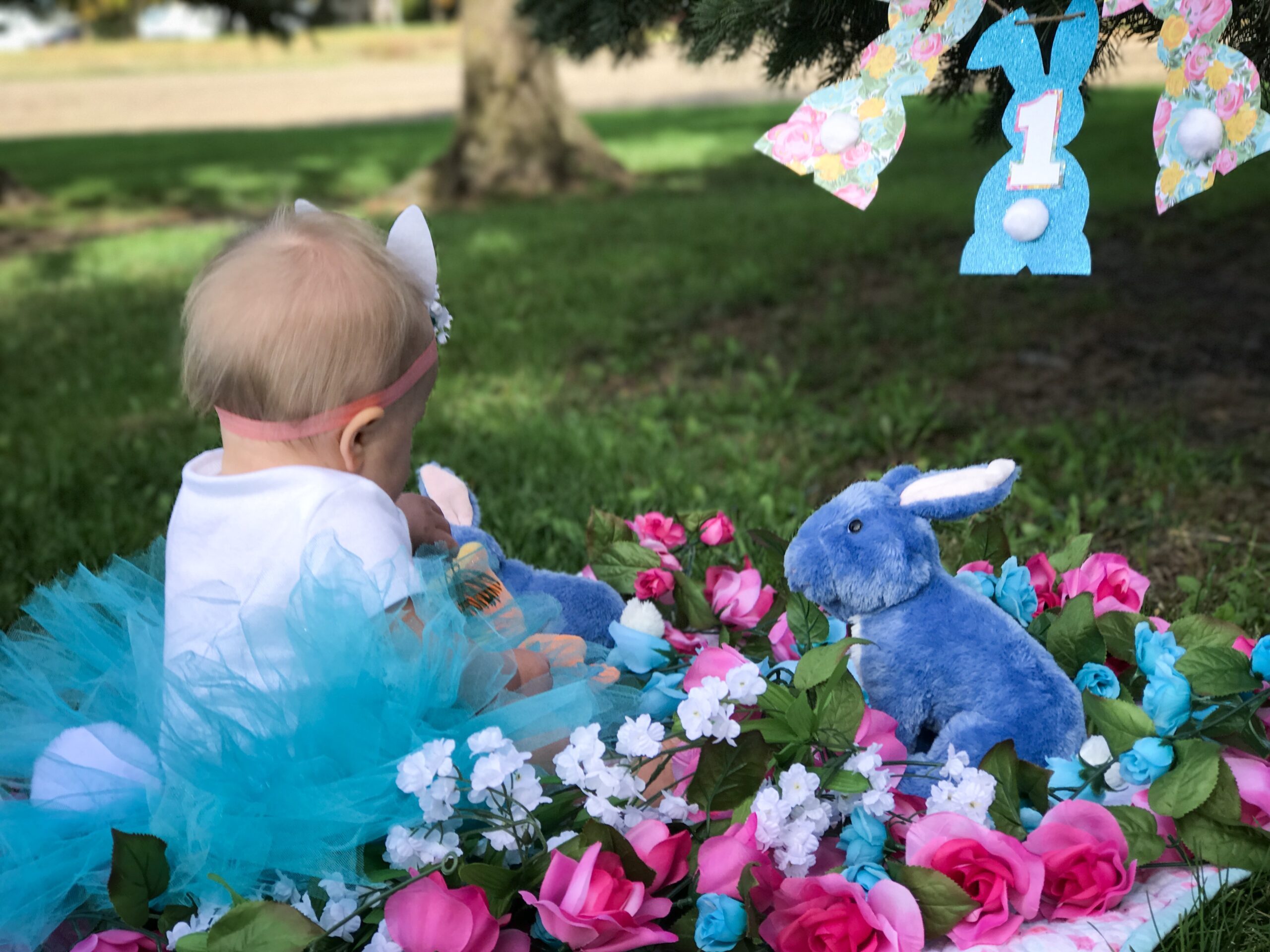 Josie s Blue Bunny First Birthday Project Nursery