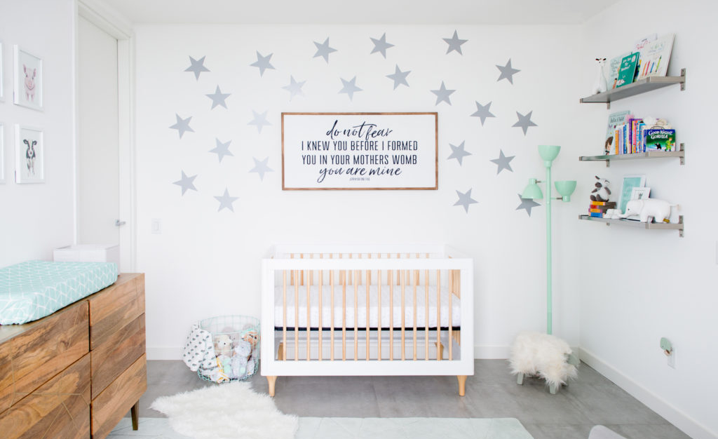 Mint Green and Gray Nursery