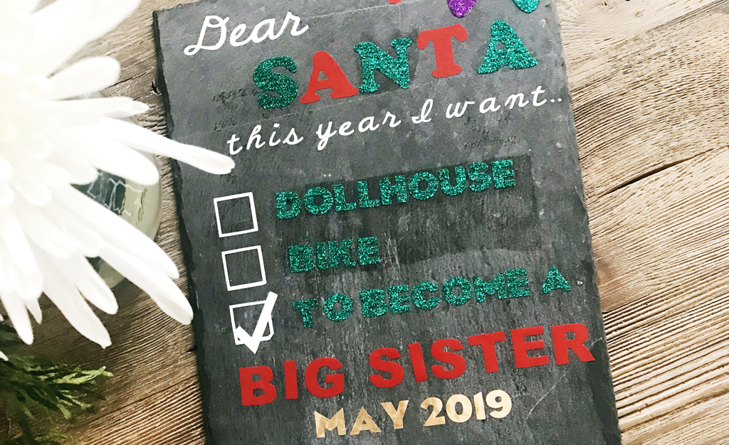 Big Sister Pregnancy Announcement