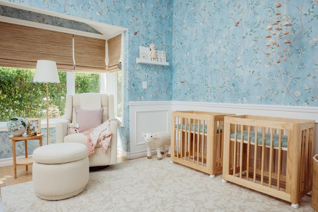 Yuzu 8-in-1 Convertible Cribs in Sophie Elkus' Twin Nursery